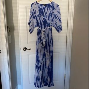 Lulus Tie Die Maxi Dress M